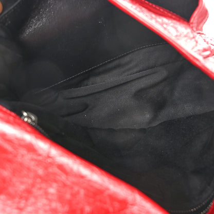 Saint Laurent Crinkled Calfskin Matelasse Monogram Medium Niki Chain Satchel Rouge Eros 5 of 10