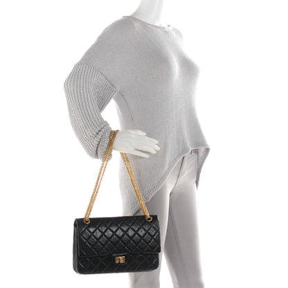 Chanel Aged Calfskin Quilted 2.55 Reissue 226 Flap Black 2 of 8