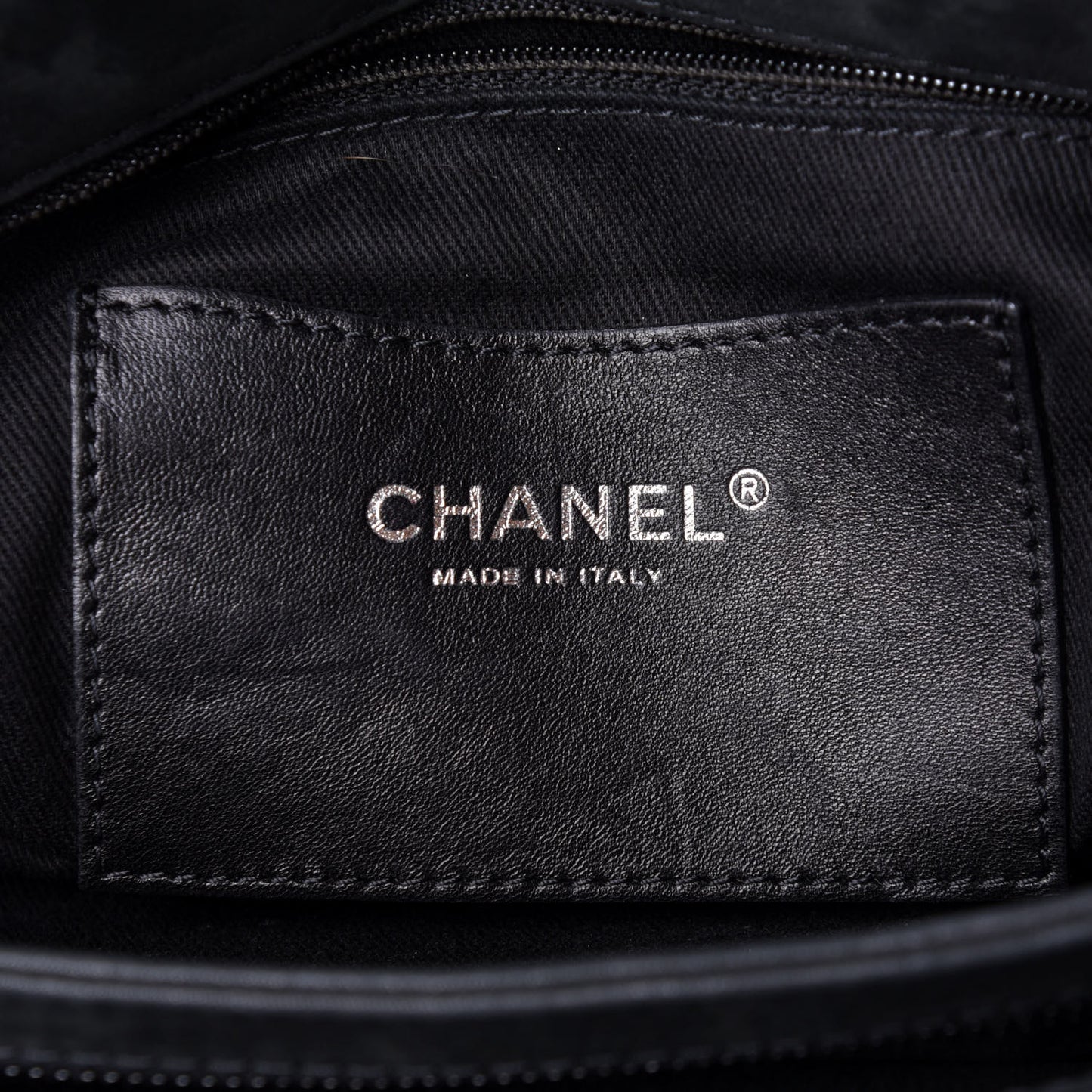 Aged Calfskin Medium Just Mademoiselle Bowling Bag Black