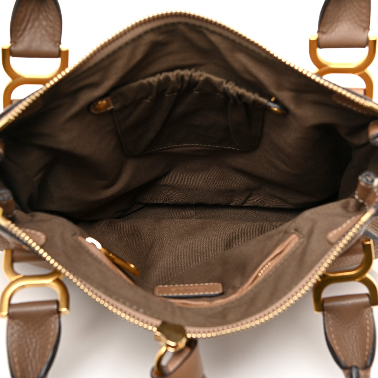 Calfskin Medium Marcie Satchel Nut