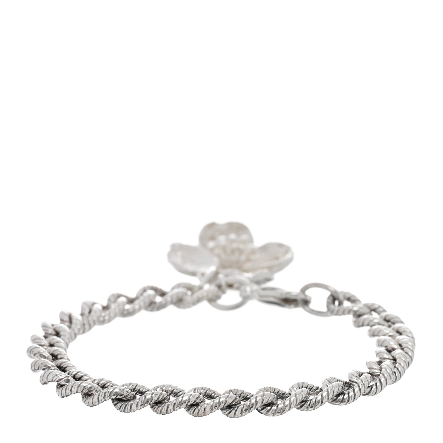 Tiffany Sterling Silver Dogwood Charm Bracelet 2 of 3