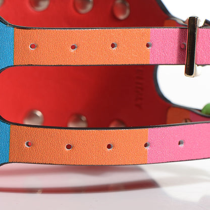 Valentino Garavani Calfskin 1973 Rockstud Cuff Multicolor 4 of 5