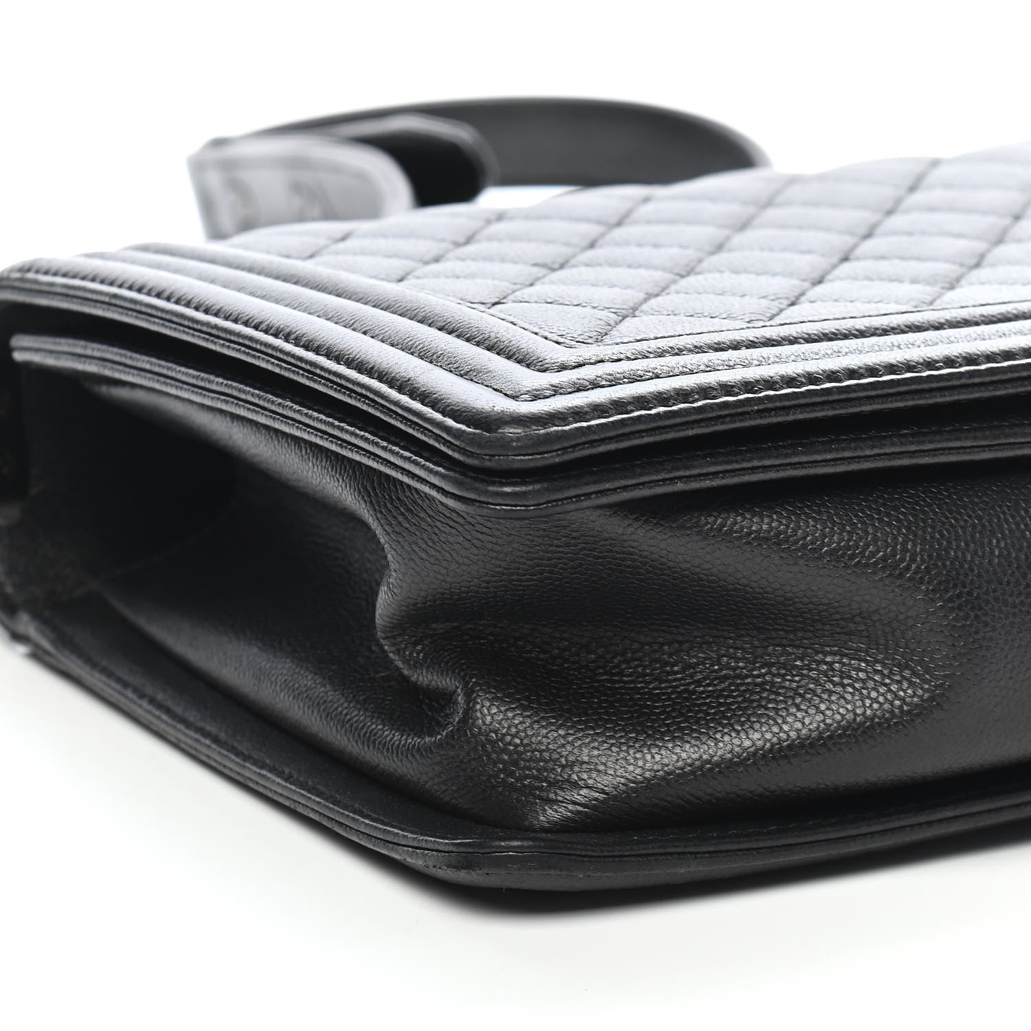 Chanel Caviar Quilted New Medium Boy Flap So Black 8 of 9