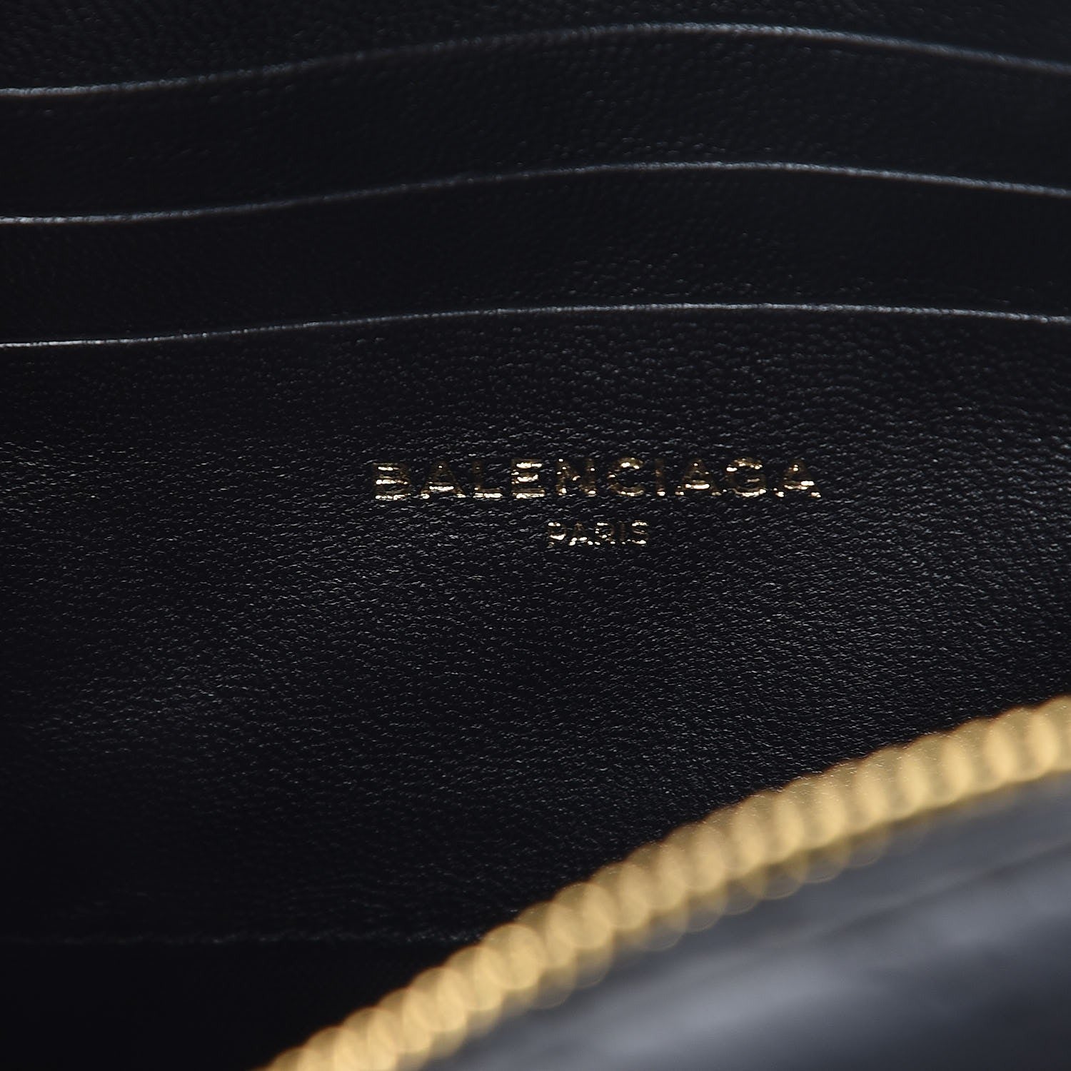 Balenciaga Calfskin Logo Matelasse Chain Strap Blanket Reporter XS Black 6 of 9