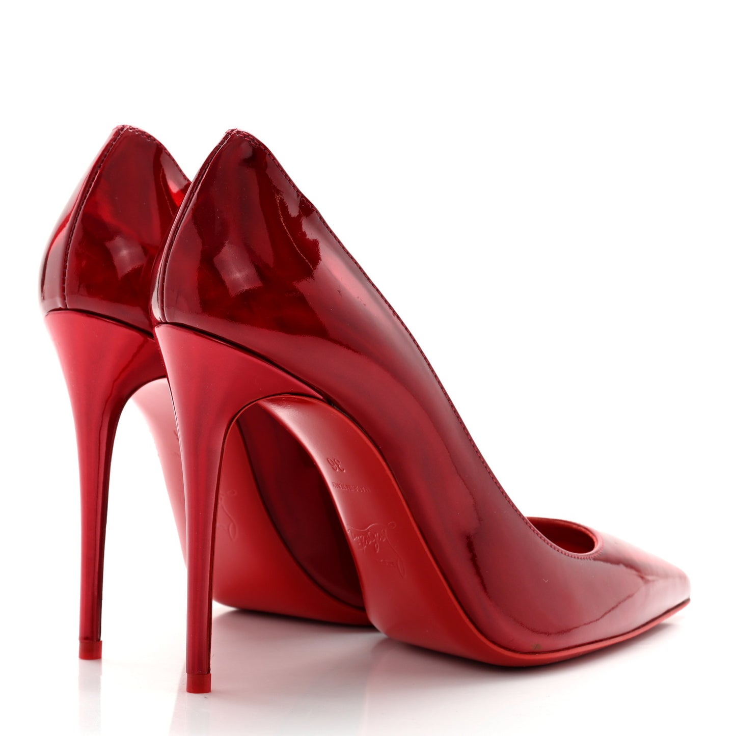 Metallic Patent Psychic So Kate 100 Pumps 36 Loubi