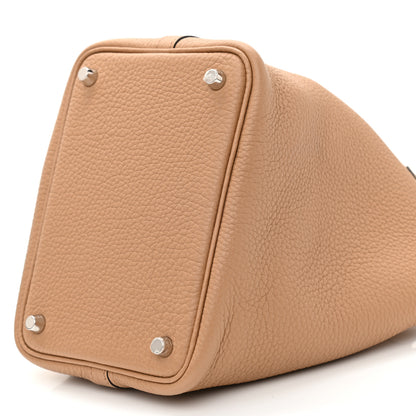 Hermes Taurillon Clemence Picotin Lock 18 PM Chai 10 of 11