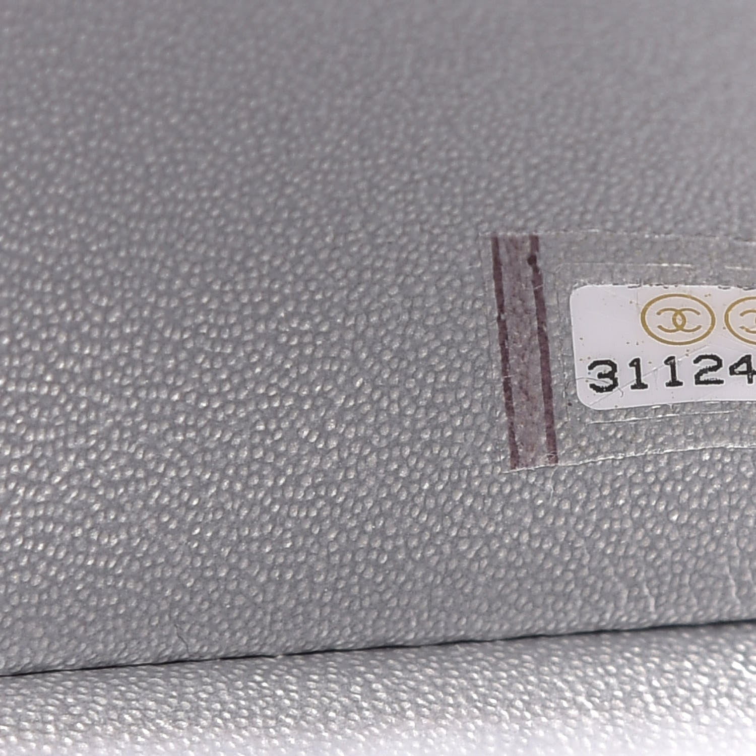 Chanel Metallic Caviar Quilted Mini Top Handle Rectangular Flap Silver 9 of 9