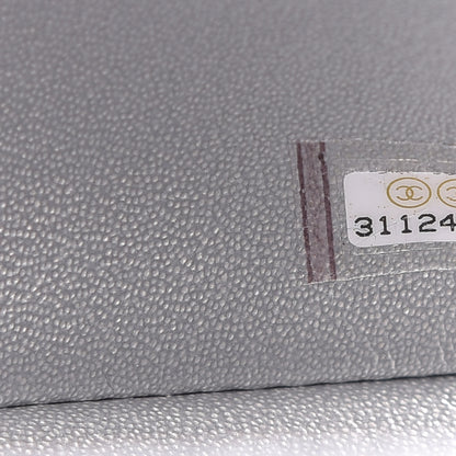 Chanel Metallic Caviar Quilted Mini Top Handle Rectangular Flap Silver 9 of 9