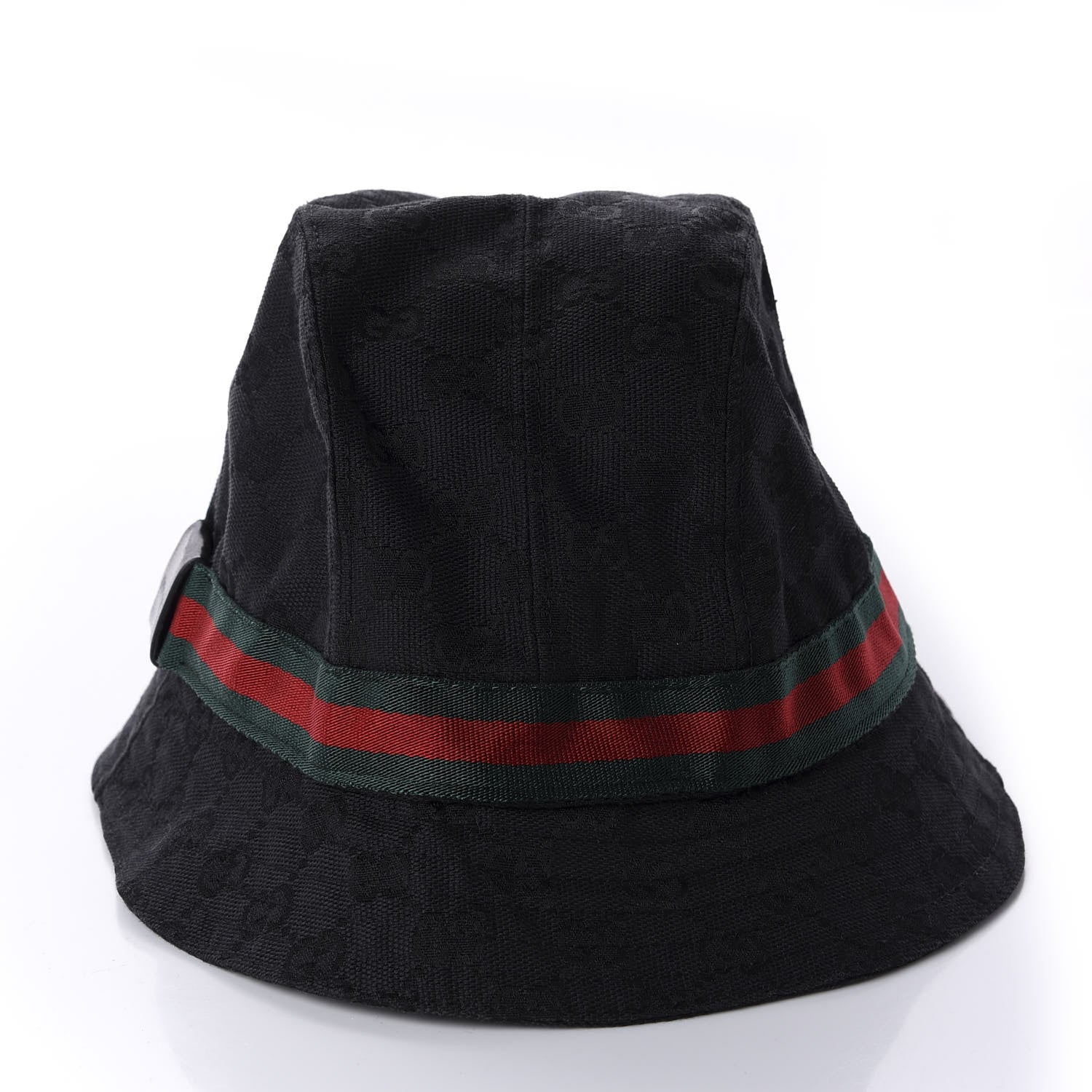 Gucci Monogram Web Bucket Hat M Black 5 of 9