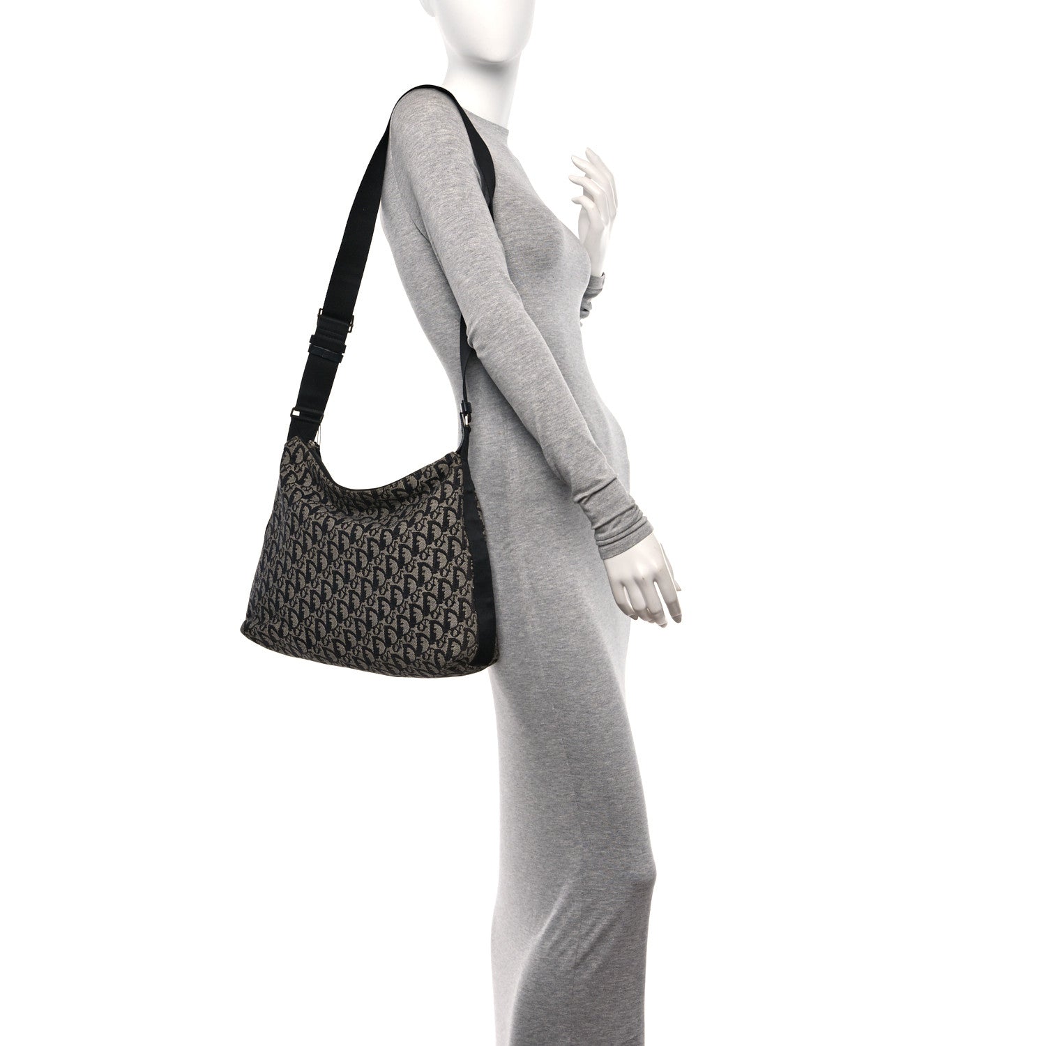 Christian Dior Monogram Messenger Black 2 of 10