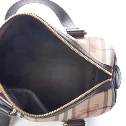 Burberry Haymarket Check Small Chester Bowling Bag Chocolate 4 of 8
