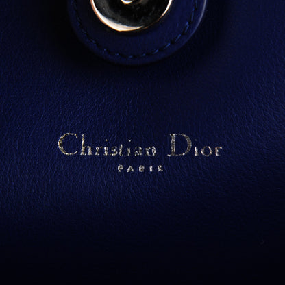 Christian Dior Calfskin Python Handle Large Addict Shopping Tote Blue 5 of 7