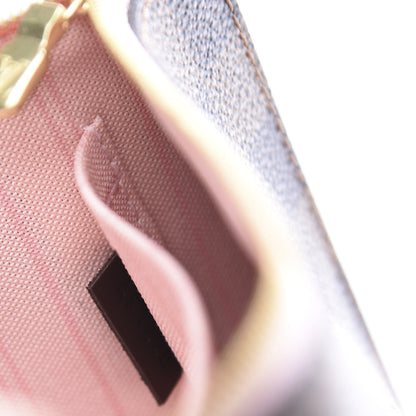 Louis Vuitton Damier Ebene Neverfull MM GM Pochette Rose Ballerine 6 of 8