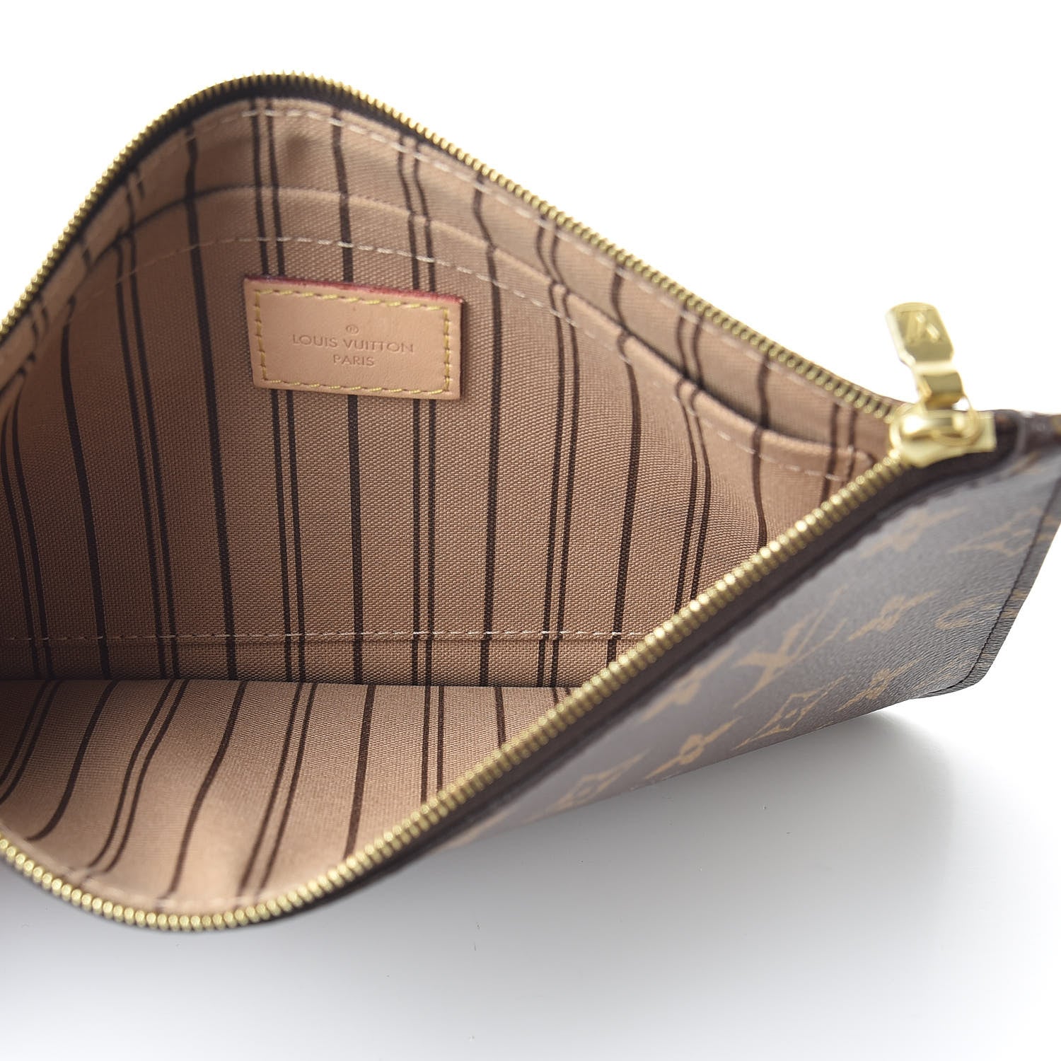 Louis Vuitton Monogram Neverfull MM GM Pochette 5 of 9