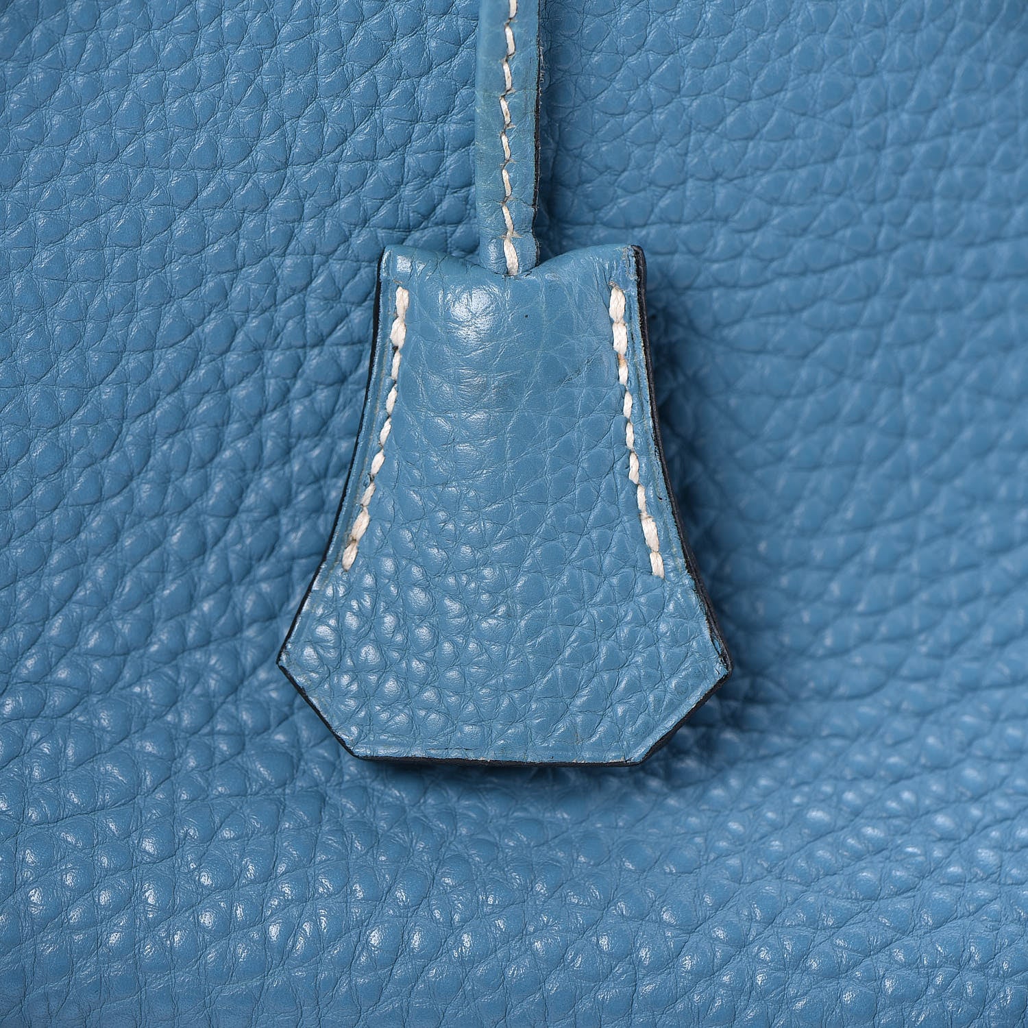 Hermes Taurillon Clemence Birkin 30 Blue Jean 28 of 51