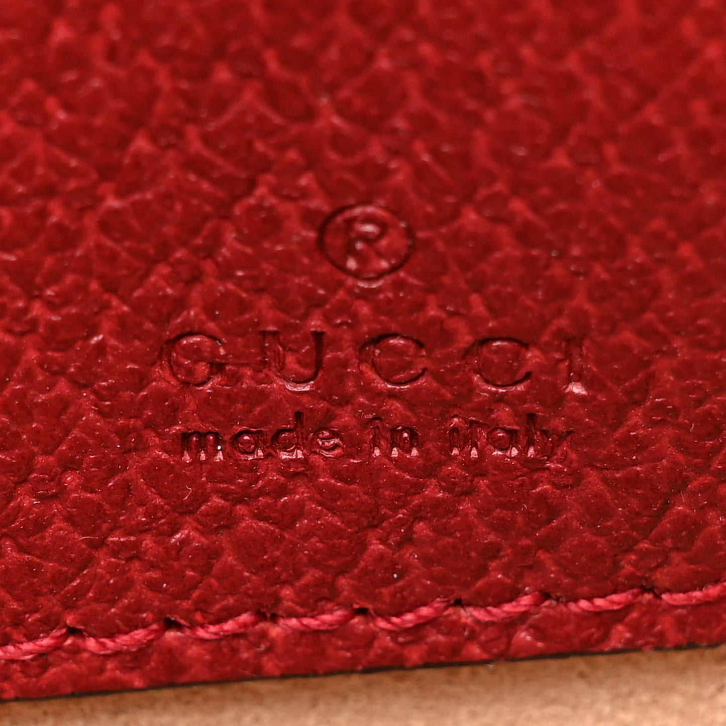 GG Supreme Monogram Flora Web Ophidia Wristlet Bag Red