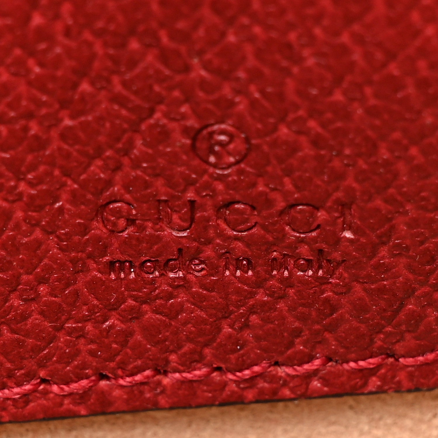 Gucci GG Supreme Monogram Flora Web Ophidia Wristlet Bag Red 5 of 7