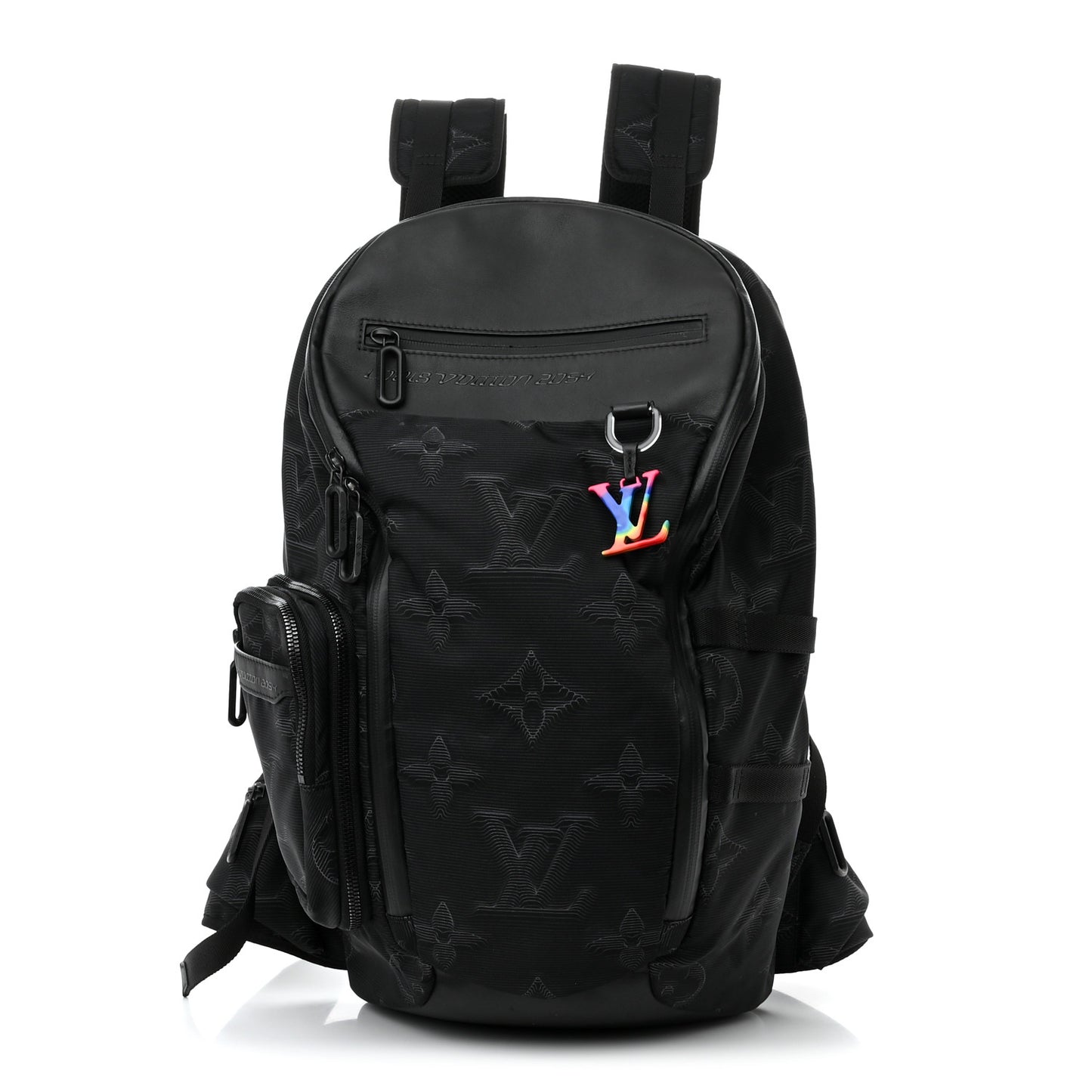 Monogram 3D 2054 Mountain Backpack Grey Black Rainbow