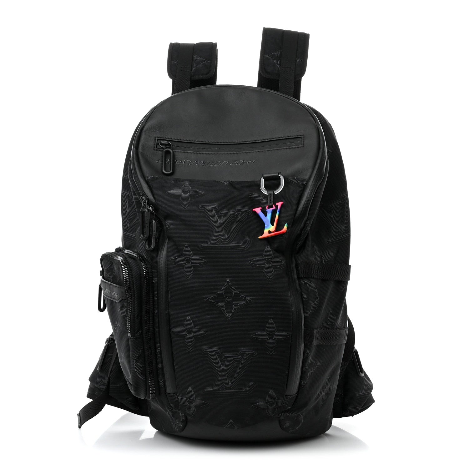 Louis Vuitton Monogram 3D 2054 Mountain Backpack Grey Black Rainbow 1 of 11