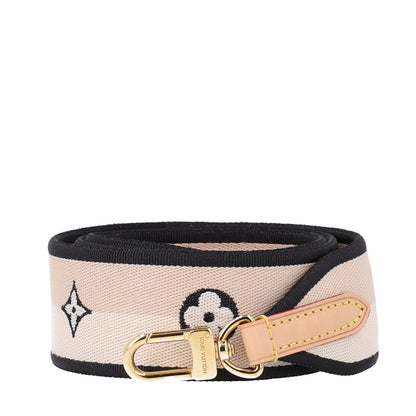 Louis Vuitton Jacquard Speedy Bandouliere 20 Shoulder Strap Black 1 of 3