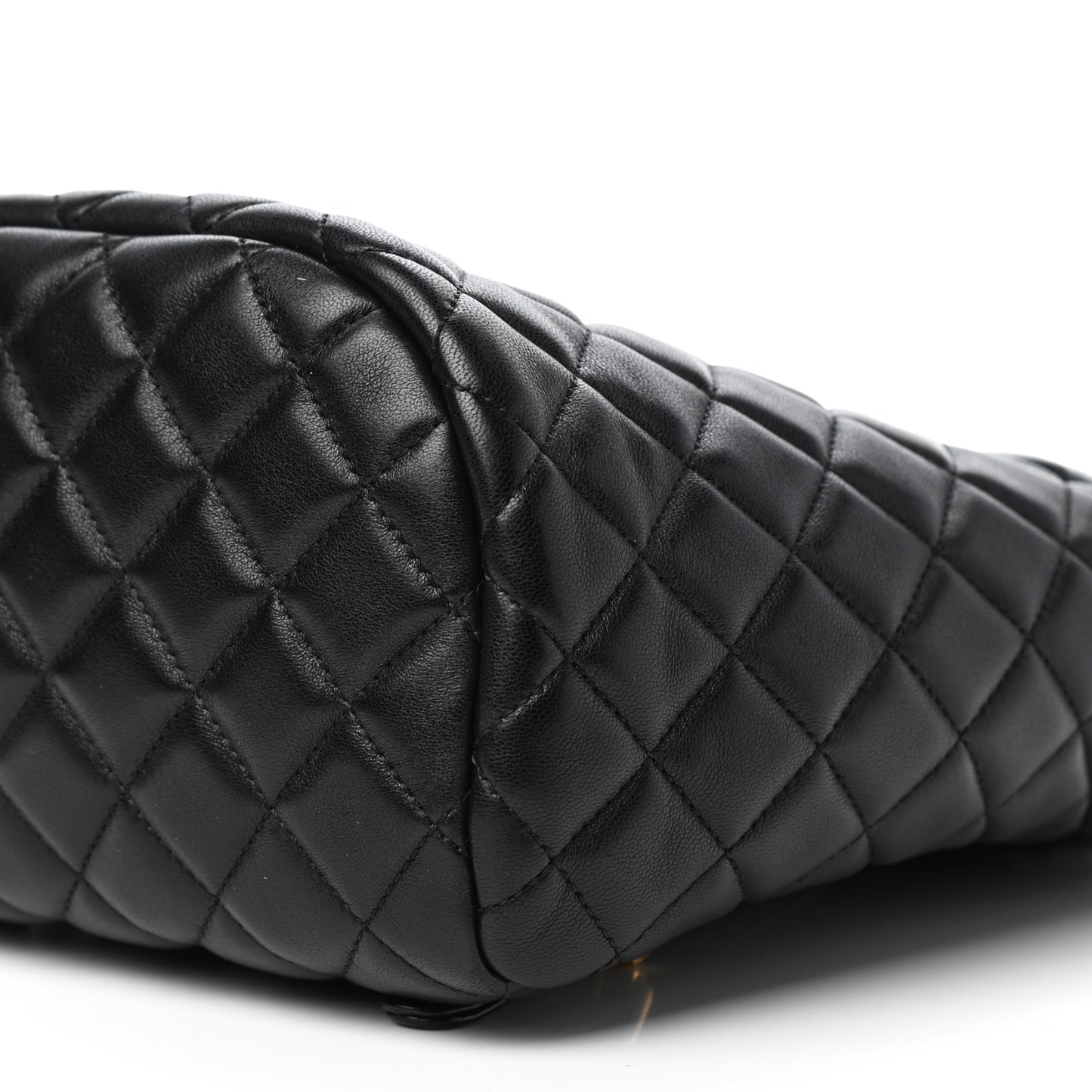 Calfskin Quilted Small Urban Spirit Backpack Black