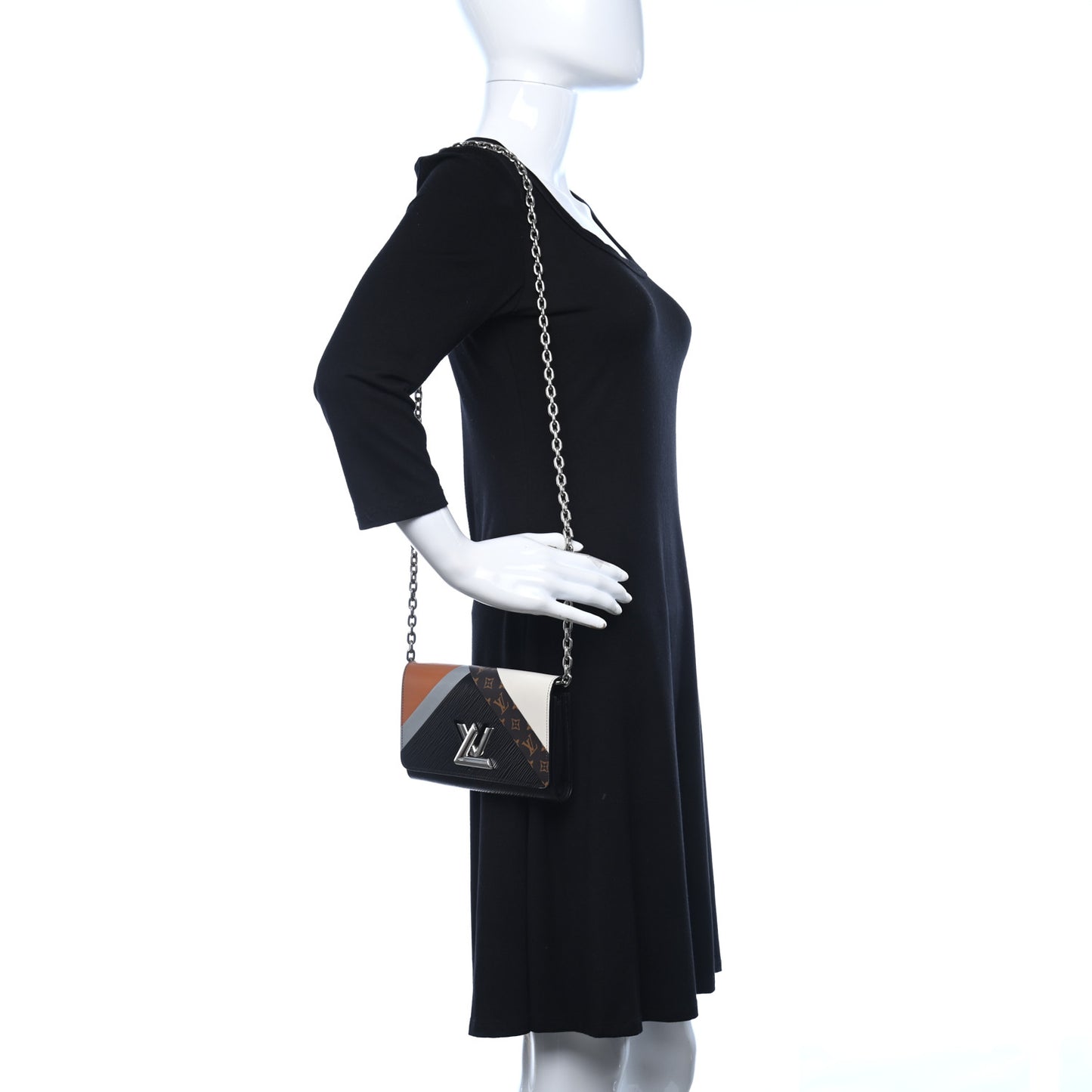 Epi Monogram Twist Chain Wallet