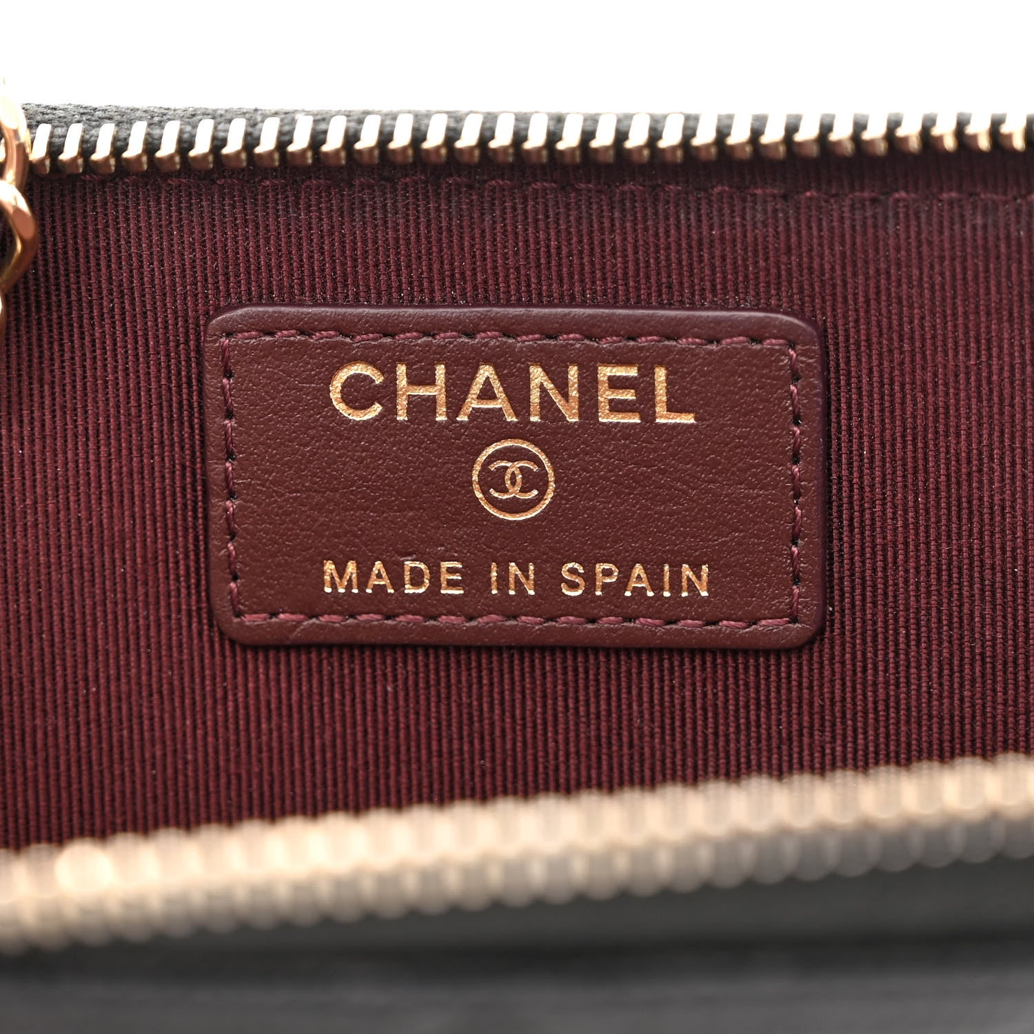 Chanel Caviar Quilted Zipped Key Holder Case Black 6 of 10