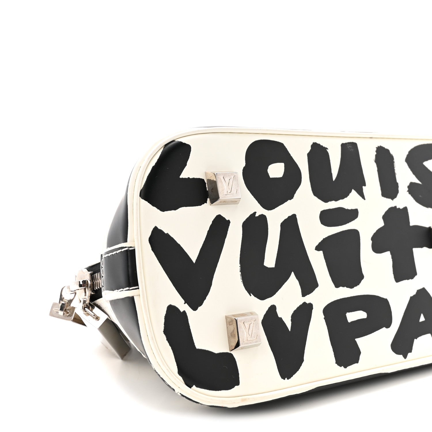 Louis Vuitton Graffiti Alma Horizontal Black 8 of 9