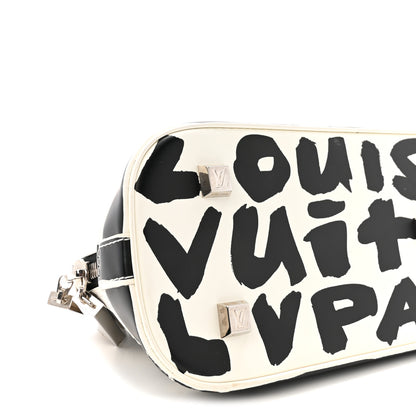 Louis Vuitton Graffiti Alma Horizontal Black 8 of 9