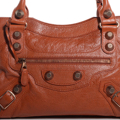 Balenciaga Agneau Giant 21 Rose Gold Hardware City Orange Brulee 9 of 12