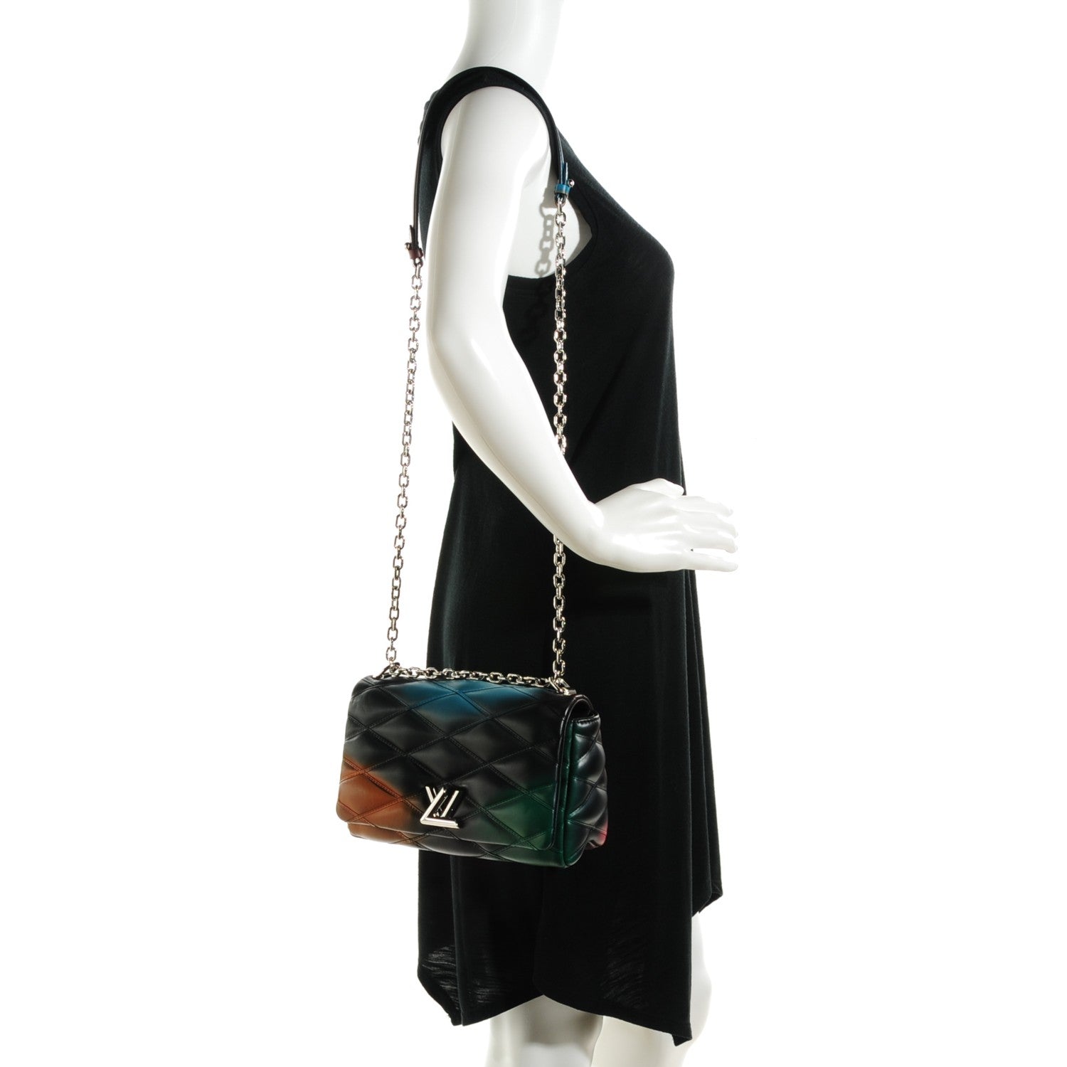 Louis Vuitton Lambskin Malletage GO-14 PM Hologram 2 of 7