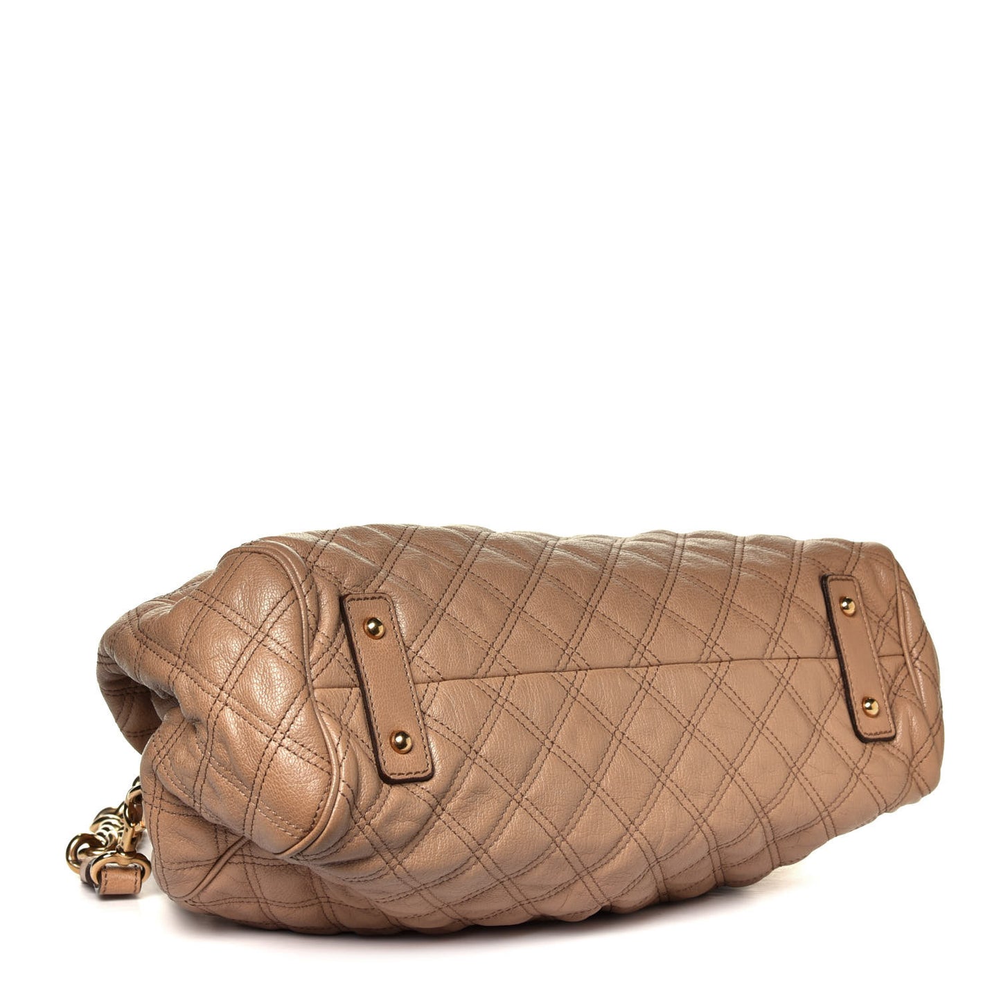 Calfskin Quilted Stam Beige