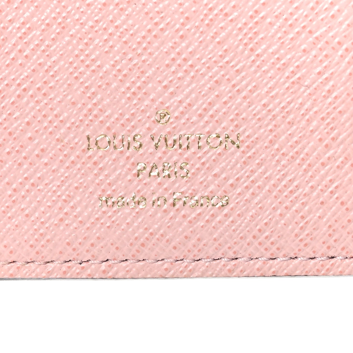 Damier Ebene Victorine Wallet Rose Ballerine