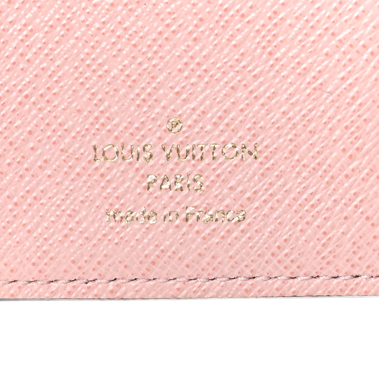 Louis Vuitton Damier Ebene Victorine Wallet Rose Ballerine 7 of 8