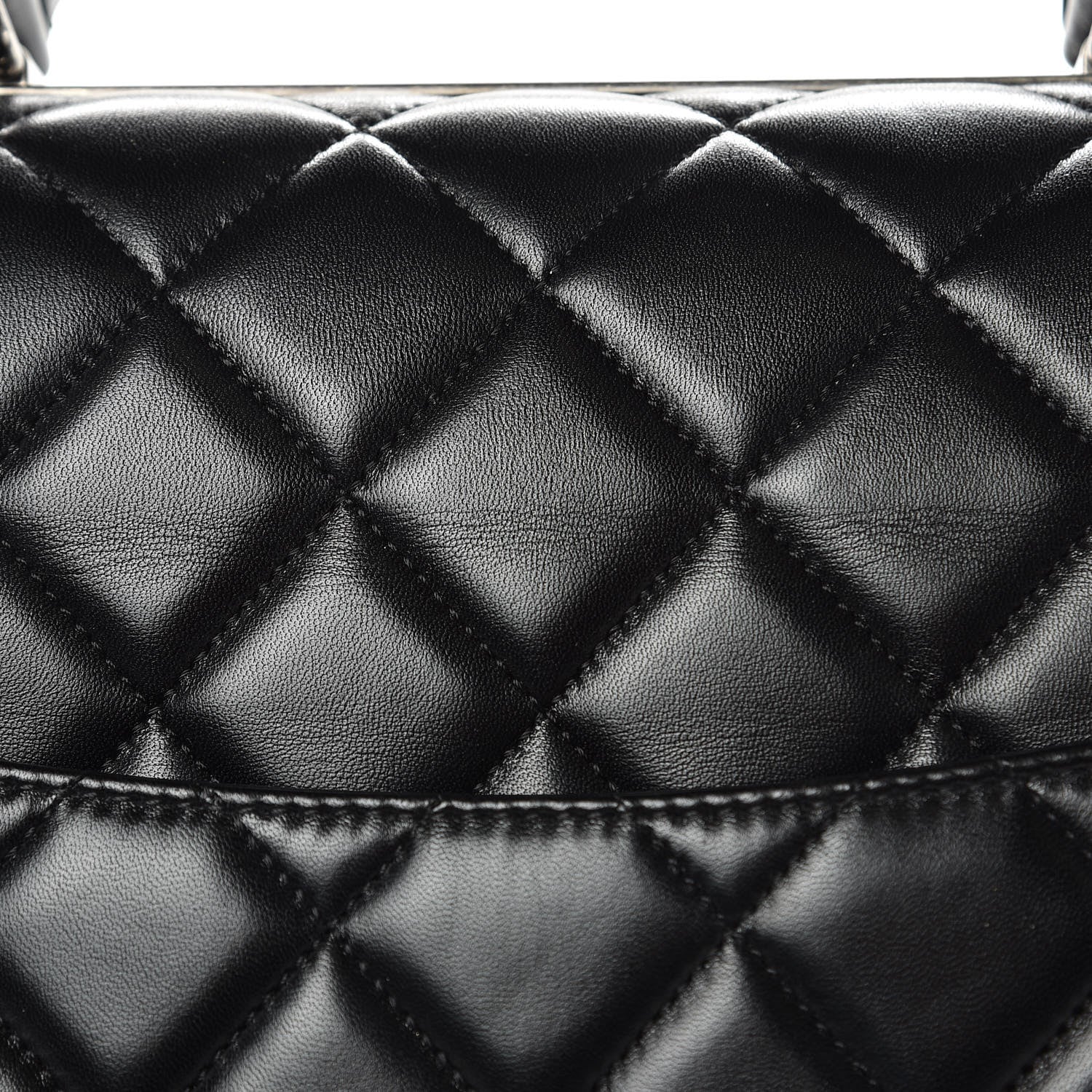 Chanel Lambskin Quilted Large Trendy CC Dual Handle Flap Bag Black 10 of 10