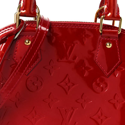 Louis Vuitton Vernis Alma BB Pomme D'Amour 8 of 10