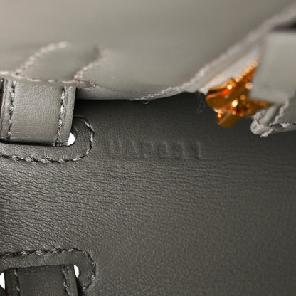 Hermes Swift Kelly Padded Sellier 25 Gris Meyer 7 of 12