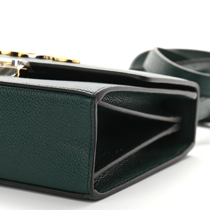 Gucci Grainy Calfskin Small Zumi Shoulder Bag Vintage Green 9 of 9