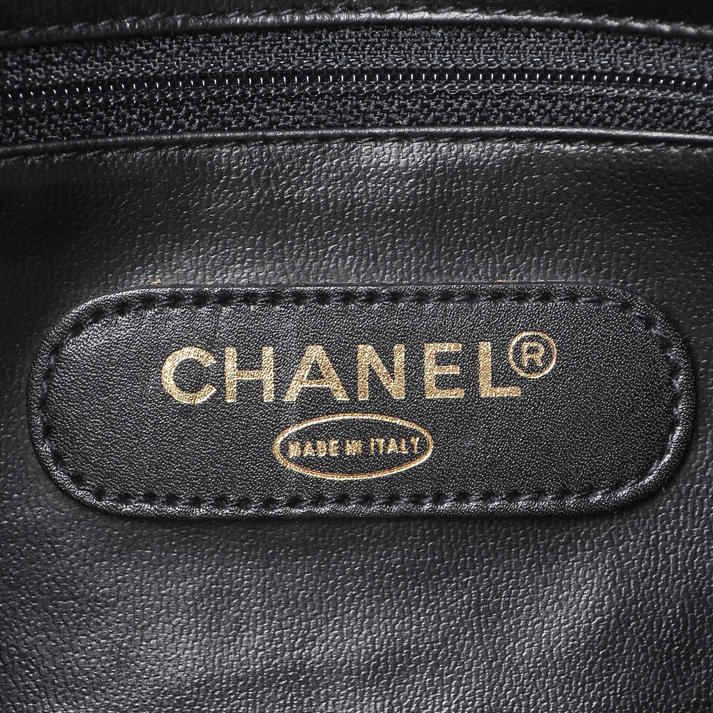 Calfskin Stitched CC Boston Black