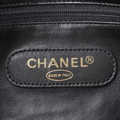 Chanel Calfskin Stitched CC Boston Black 7 of 13