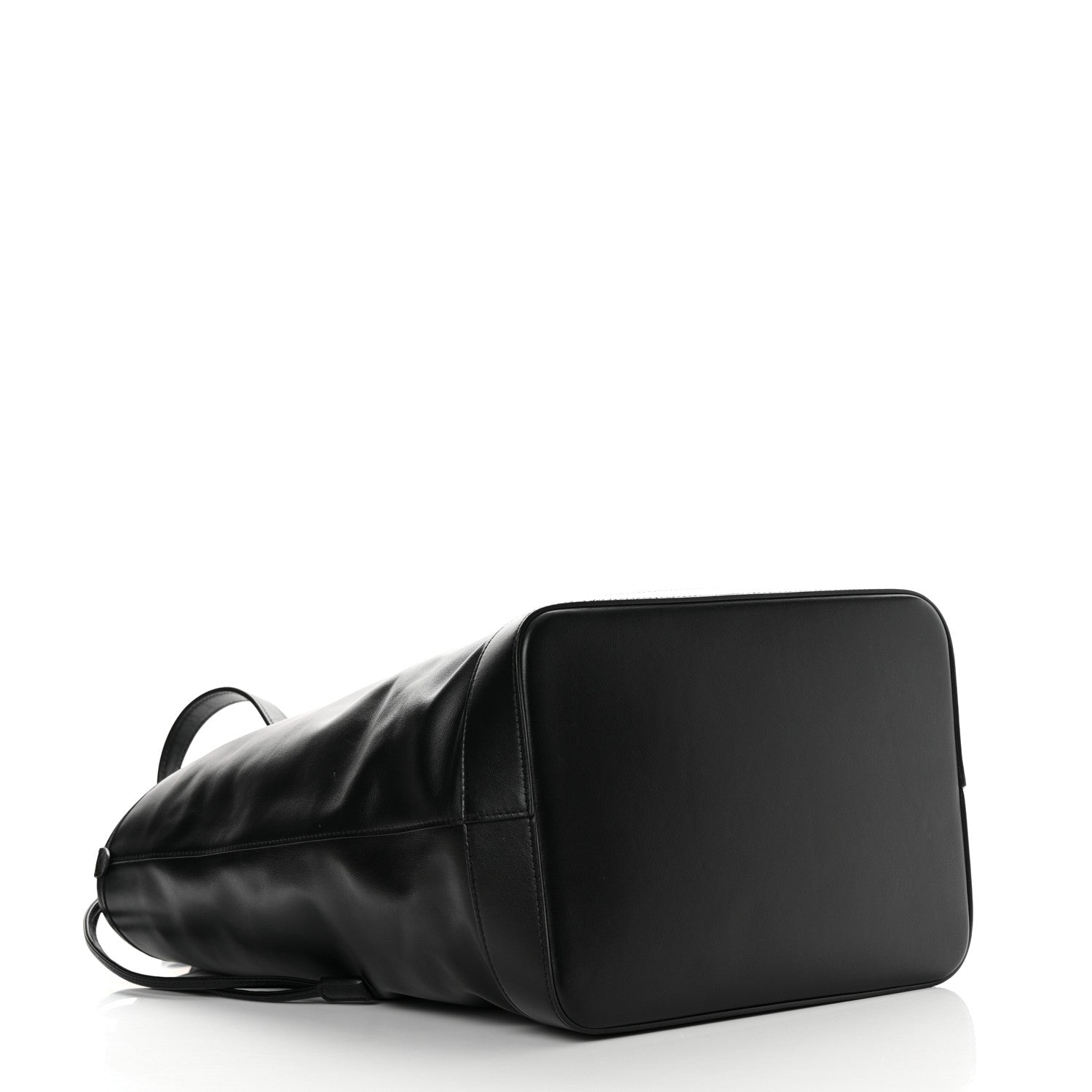 Saint Laurent Calfskin Debossed Teddy Shopping Bag Black 4 of 10