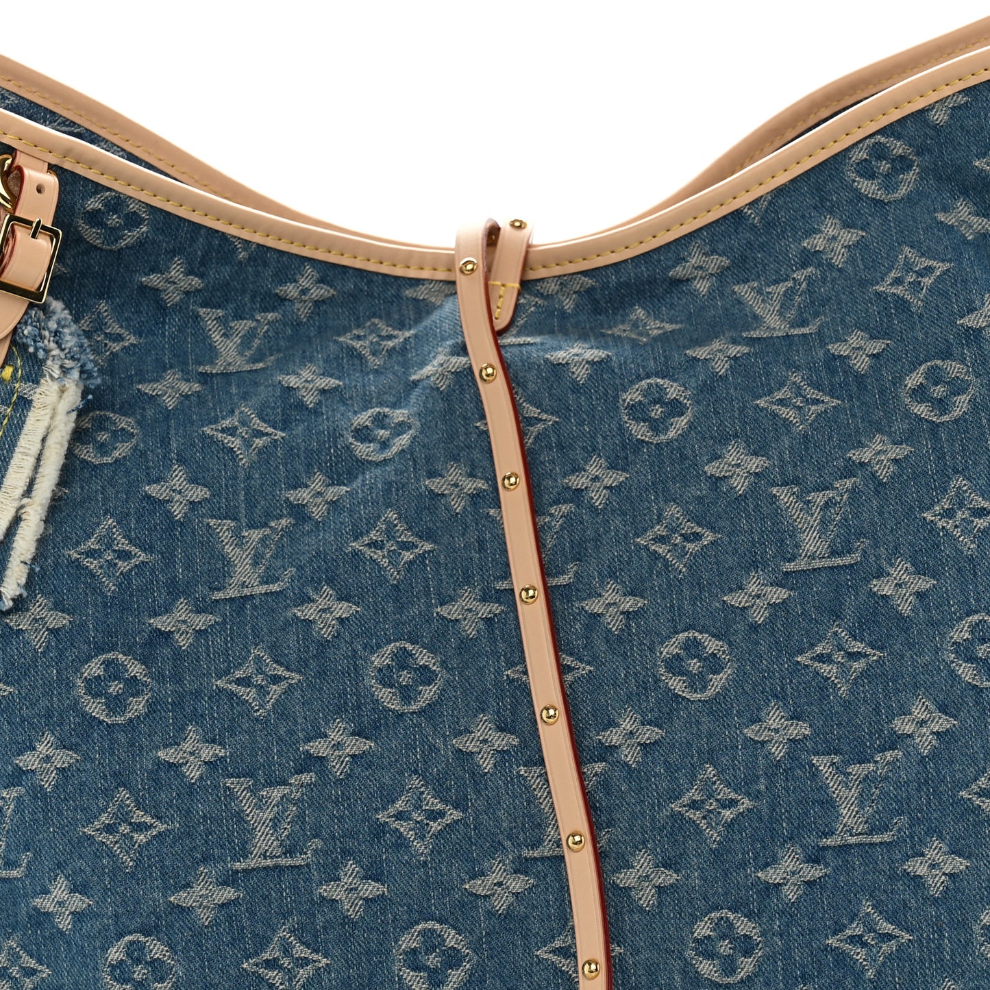 Monogram Denim CarryAll MM Blue
