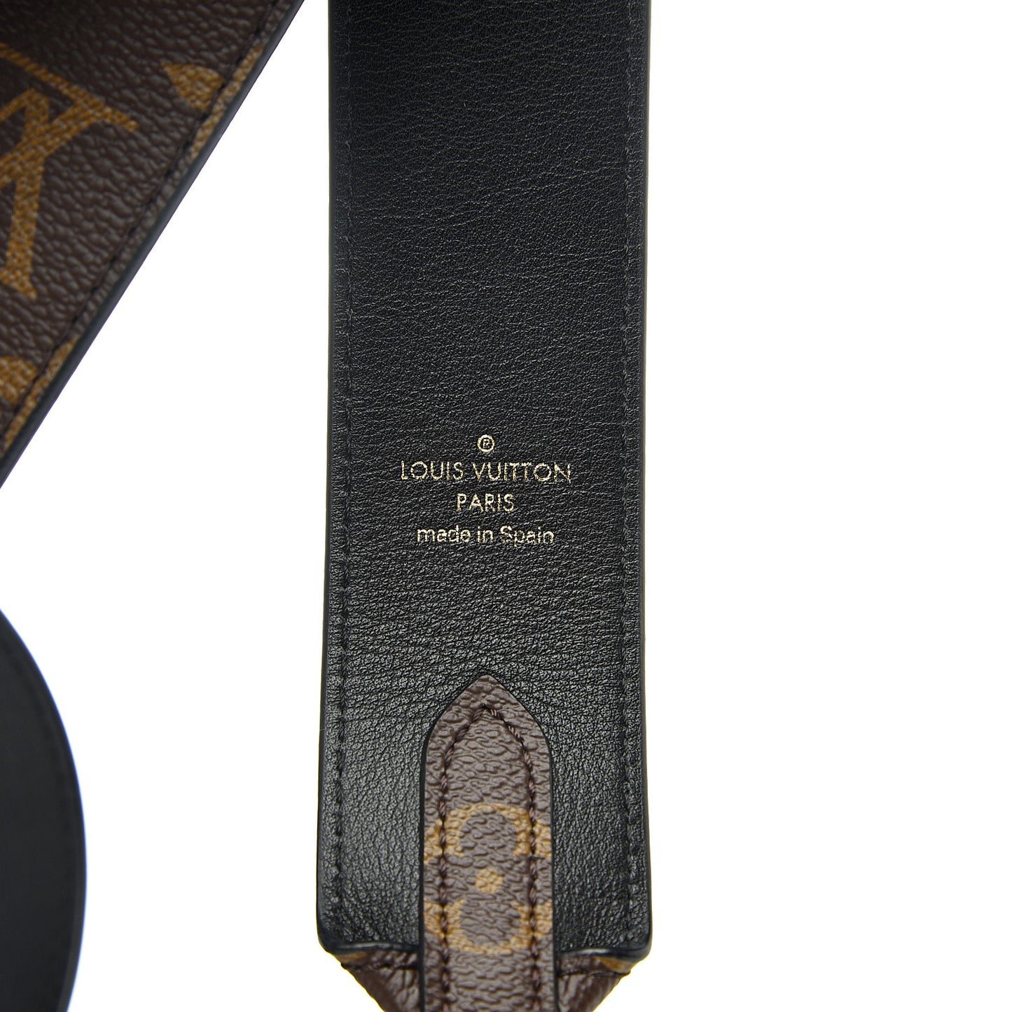 Monogram Bandouliere Shoulder Strap Black