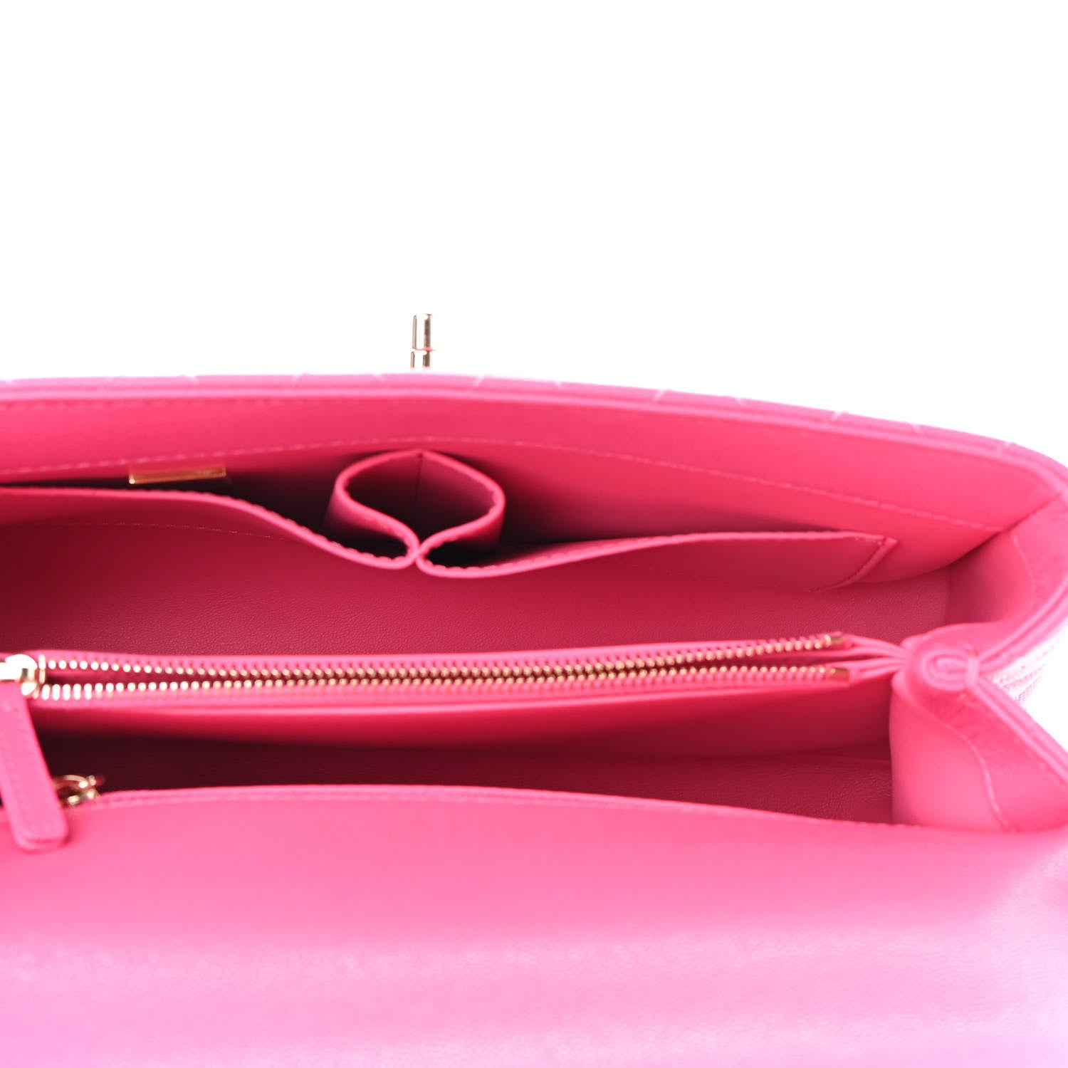 Chanel Caviar Quilted Small Coco Handle Flap Pink 4 of 9
