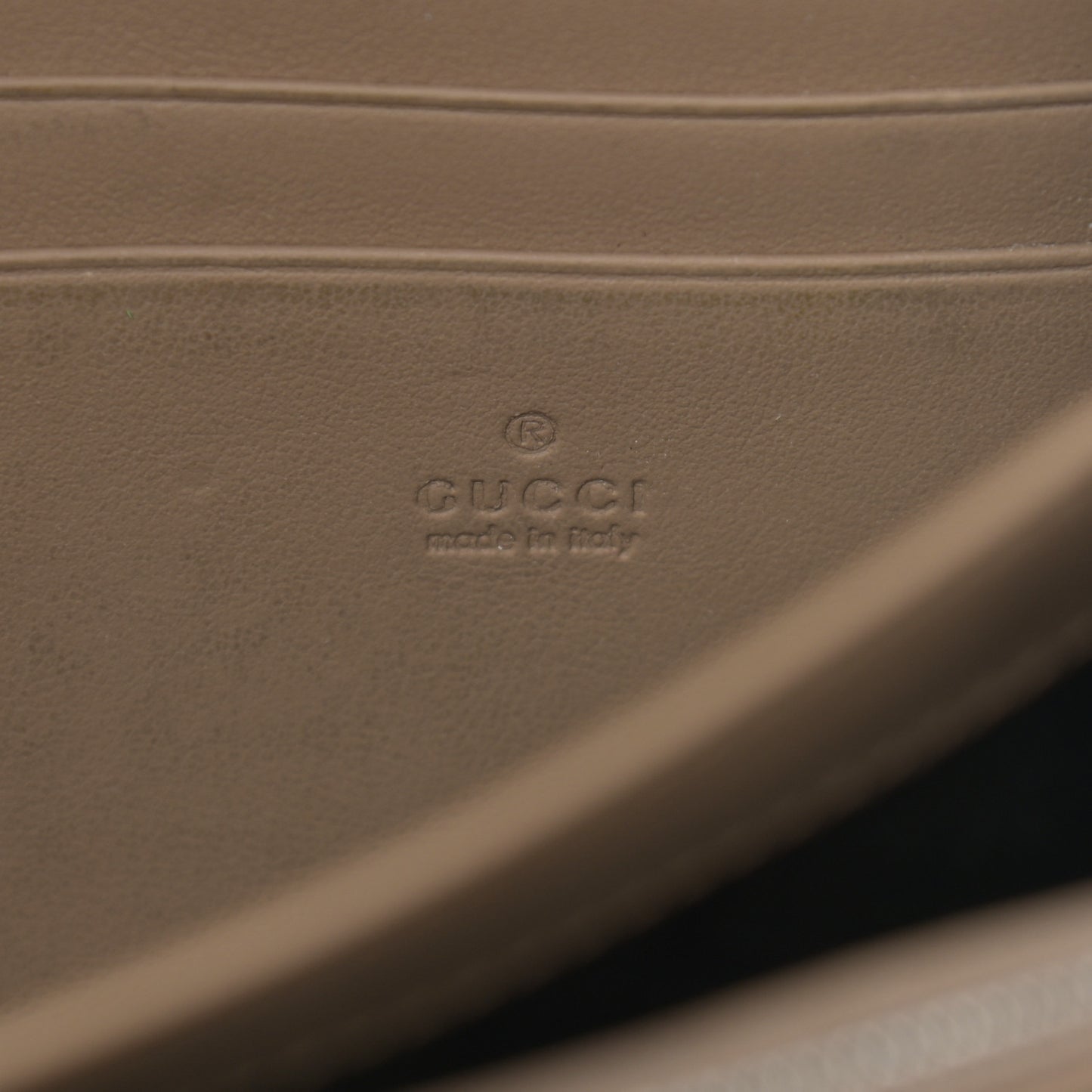 GG Supreme Monogram Mini Dionysus Chain Wallet Beige Taupe