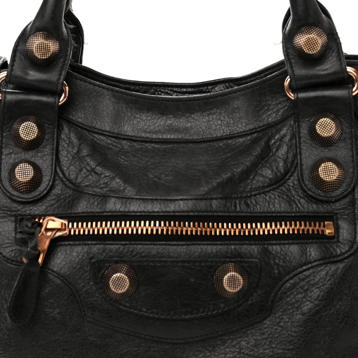 Agneau Giant 21 Rose Gold Hardware Velo Black
