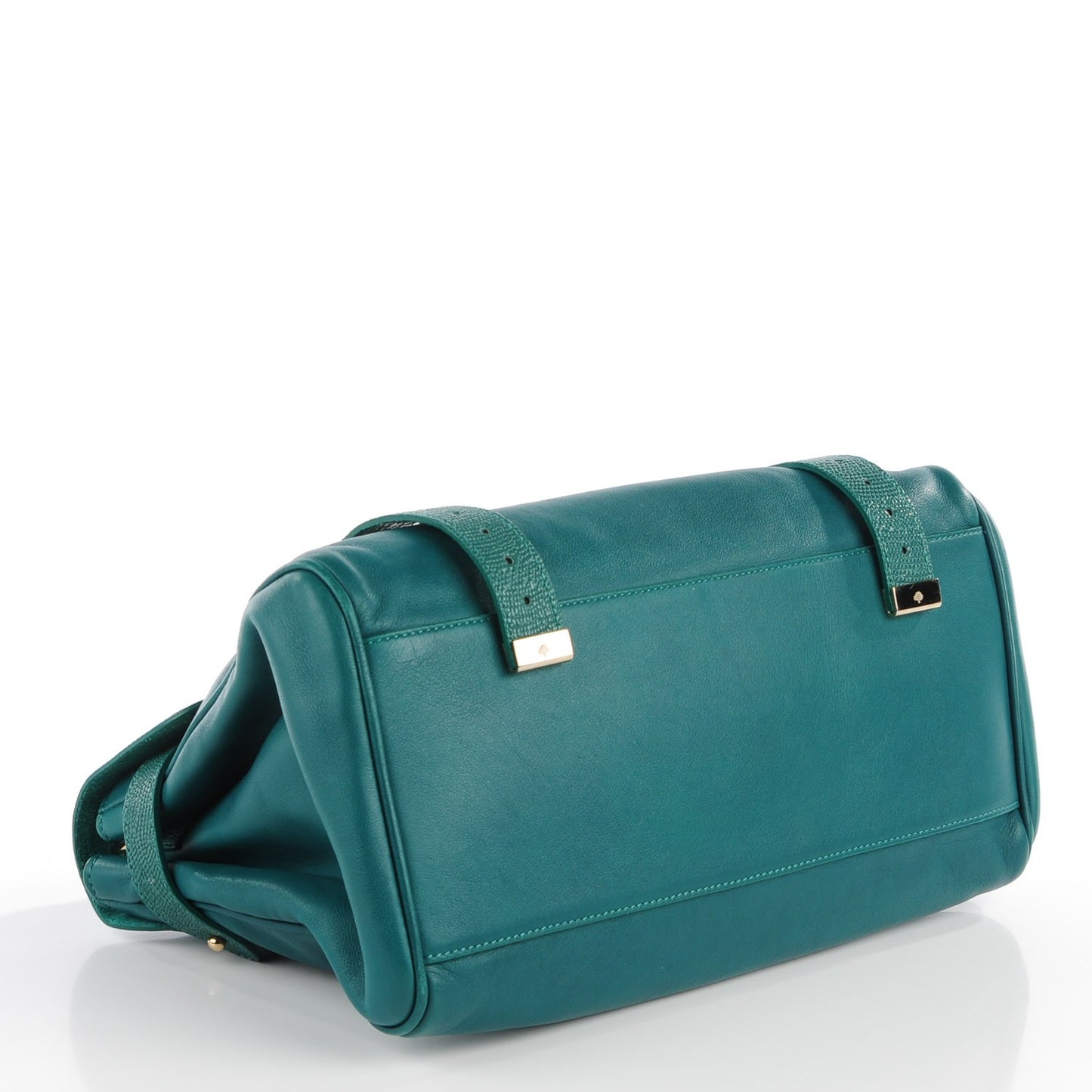 Micrograin Calfskin Lizard Medium Alexa Emerald