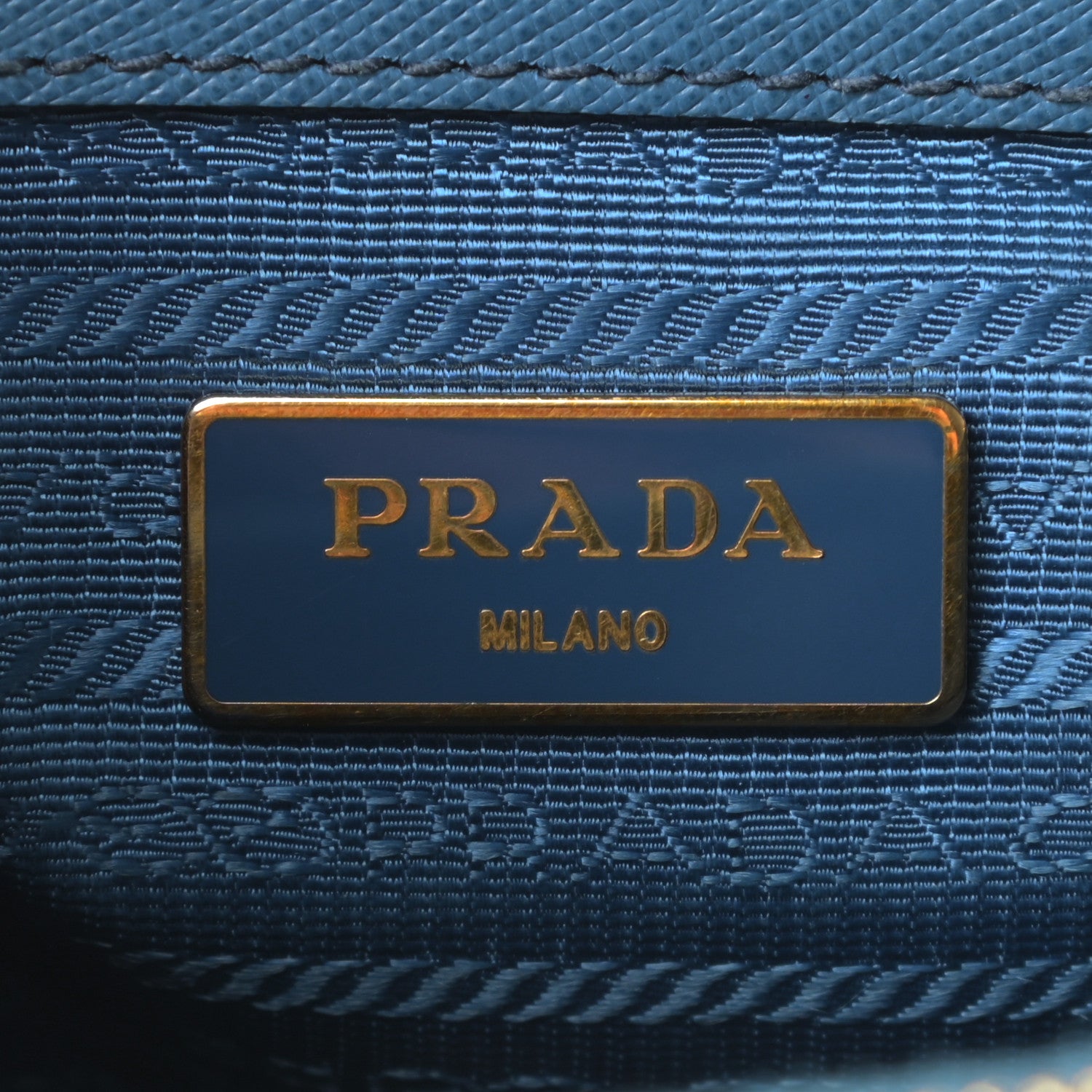 Prada Saffiano Mini Galleria Double Zip Tote Cobalto 18 of 21