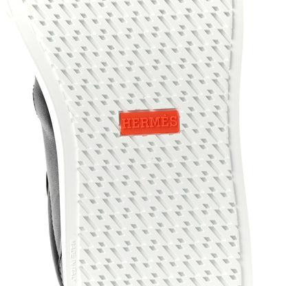 Hermes Calfskin Day Sneakers 37 Black 6 of 9
