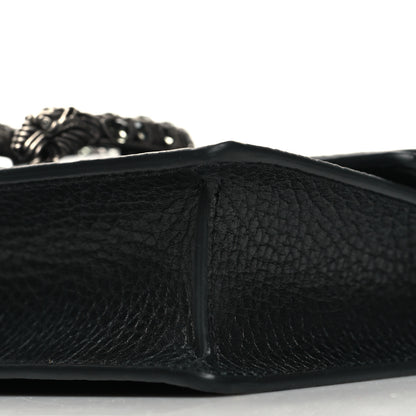 Gucci Calfskin Super Mini Dionysus Shoulder Bag Black 9 of 10